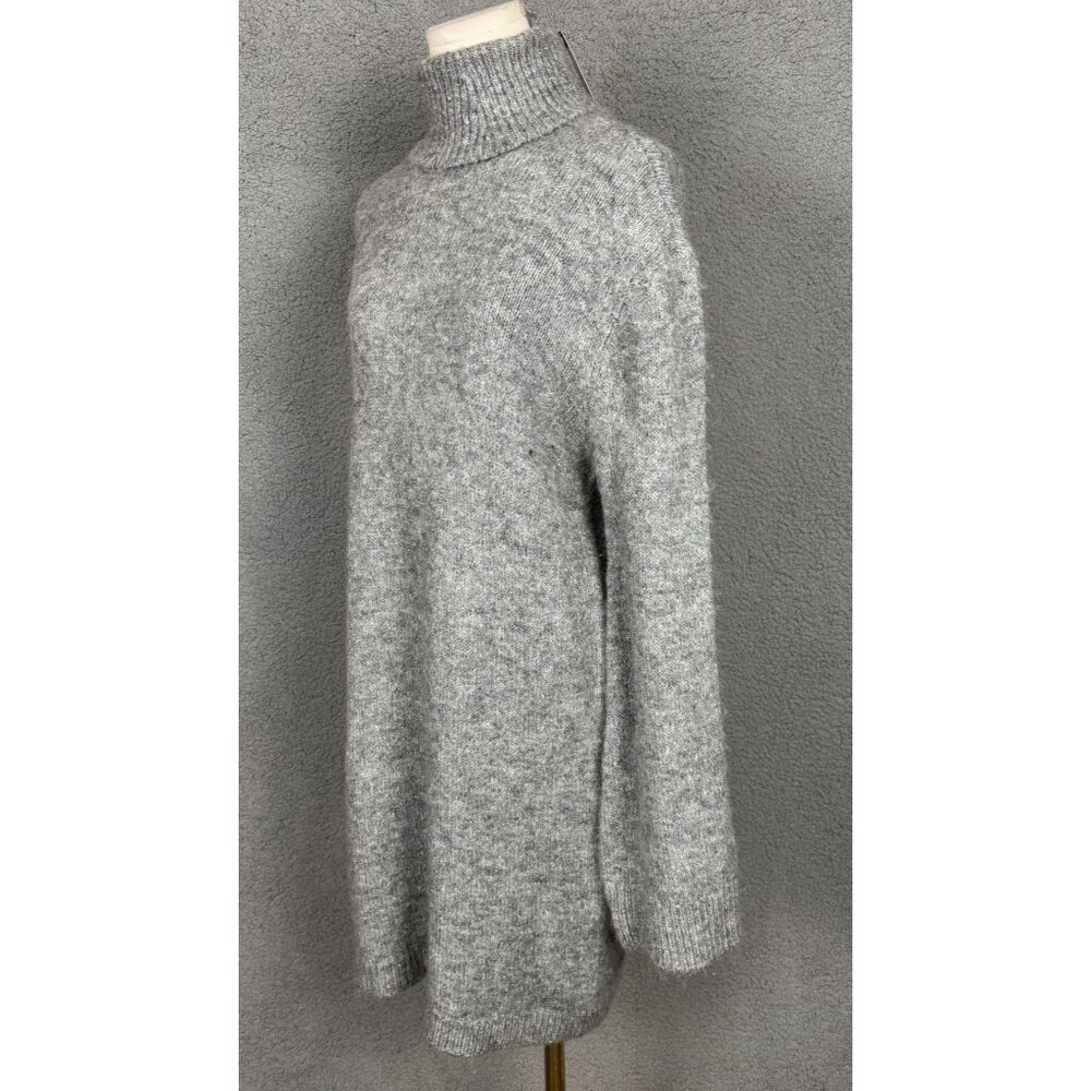 Steve Madden Women's Turtleneck Cozy Winter Sweater Dress Gray Size XL NWT's. - Picture 4 of 8